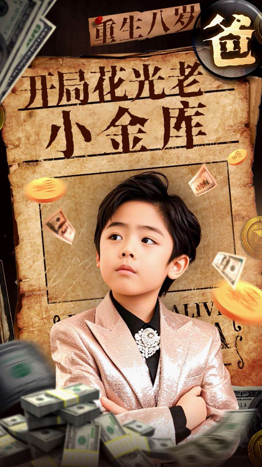 重生八歲，開局花光老爸小金庫(全集)